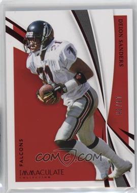 2021 Panini Immaculate Collection - [Base] - Red #89 - Deion Sanders /25
