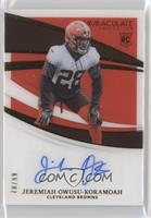 Rookie Autographs - Jeremiah Owusu-Koramoah #/99