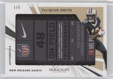 2021 Panini Immaculate Collection - Immaculate Jumbo - Authentics #IL-TS - Tre'Quan Smith /5