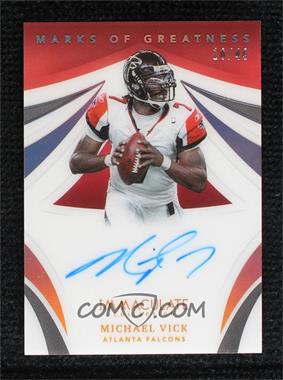2021 Panini Immaculate Collection - Immaculate Marks of Greatness #IMG-MV - Michael Vick /49 [EX to NM]