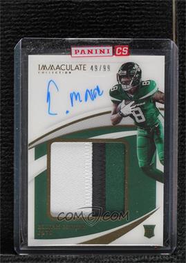 2021 Panini Immaculate Collection - Premium Patch Rookie Autographs #PPA-EM - Elijah Moore /99 [Uncirculated]
