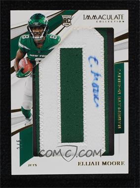 2021 Panini Immaculate Collection - Rookie Nameplate Nobility #RNN-EM - Elijah Moore /5 [EX to NM]