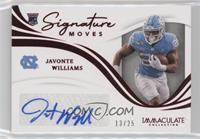 Javonte Williams #/25