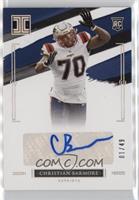 Rookie Autographs - Christian Barmore #/49