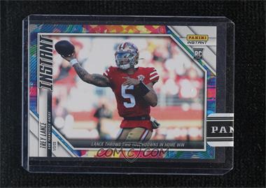 2021 Panini Instant NFL - [Base] - Versicolor #162 - Trey Lance /5 [Uncirculated]