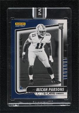 2021 Panini Instant NFL - Black & White - Black #BW35 - Micah Parsons /1 [Uncirculated]