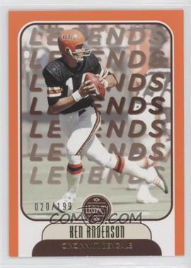 2021 Panini Legacy - [Base] - Orange #124 - Legends - Ken Anderson /199