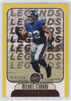 Legends - Michael Strahan #/150