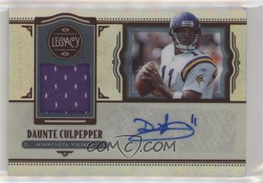 2021 Panini Legacy - Legacy Patch Autographs #LPA-DC.2 - Daunte Culpepper /100