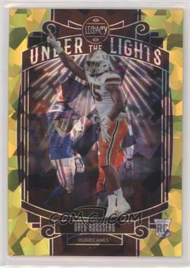 2021 Panini Legacy - Under the Lights - Yellow Diamond #UL-GR - Greg Rousseau /25