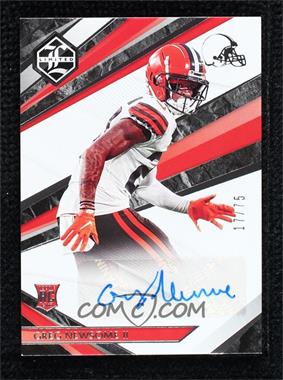 2021 Panini Limited - [Base] - Spotlight Silver #188 - Rookie Autograph - Greg Newsome II /75