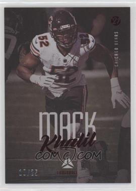 2021 Panini Luminance - [Base] - Red #17 - Khalil Mack /25