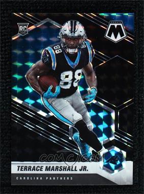 2021 Panini Mosaic - [Base] - Mosaic Black Prizm #318 - Rookies - Terrace Marshall Jr. /1