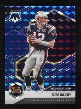 2021 Panini Mosaic - [Base] - Mosaic Blue Prizm #282 - Super Bowl MVPs - Tom Brady /99