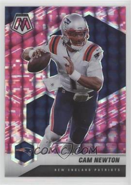 2021 Panini Mosaic - [Base] - Mosaic Camo Pink Prizm #135 - Cam Newton