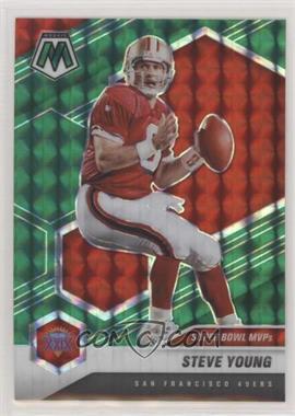 2021 Panini Mosaic - [Base] - Mosaic Green Prizm #299 - Super Bowl MVPs - Steve Young [EX to NM]