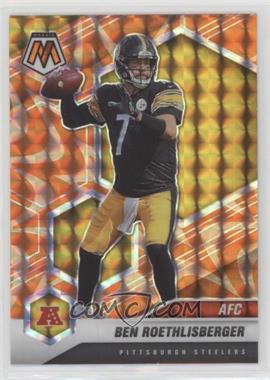 2021 Panini Mosaic - [Base] - Mosaic Reactive Orange Prizm #230 - Variations AFC - Ben Roethlisberger