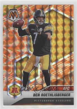 2021 Panini Mosaic - [Base] - Mosaic Reactive Orange Prizm #230 - Variations AFC - Ben Roethlisberger