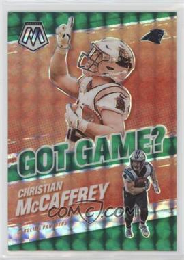 2021 Panini Mosaic - Got Game? - Mosaic Green Prizm #GG-10 - Christian McCaffrey