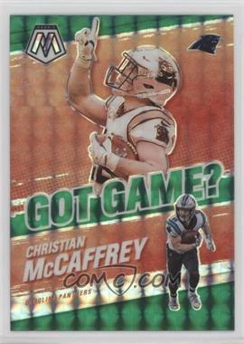 2021 Panini Mosaic - Got Game? - Mosaic Green Prizm #GG-10 - Christian McCaffrey