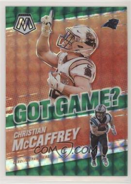 2021 Panini Mosaic - Got Game? - Mosaic Green Prizm #GG-10 - Christian McCaffrey