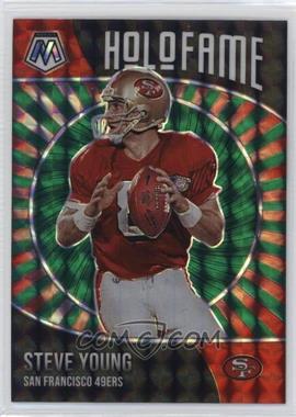 2021 Panini Mosaic - Holofame - Mosaic Green Prizm #11 - Steve Young