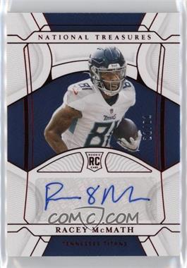 2021 Panini National Treasures - [Base] - Jersey Number Red #144 - Rookie Signatures - Racey McMath /81