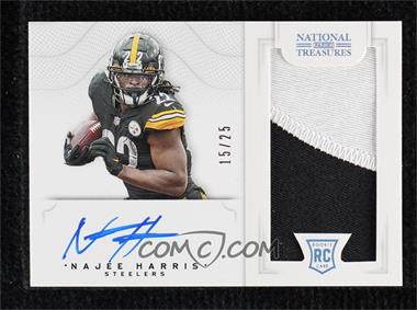 2021 Panini National Treasures - Crossover Rookie Patch Autographs - Holo Silver #CRS-NH - Najee Harris /25