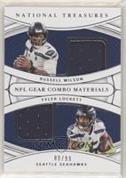 Russell Wilson, Tyler Lockett #/99