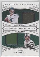 Joe Namath, Zach Wilson #/99