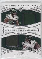 Elijah Moore, Michael Carter #/99