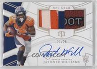 Javonte Williams #/25