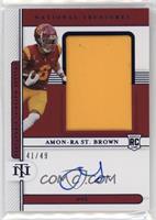 College Material Signatures - Amon-Ra St. Brown #/49