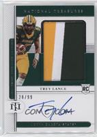 College Material Signatures - Trey Lance #/99