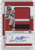 College Material Signatures - Elijah Moore #/99