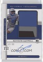 College Material Signatures - Kenneth Gainwell #/99