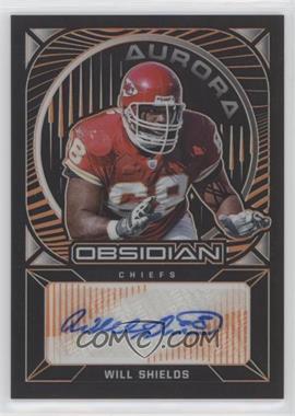 2021 Panini Obsidian - Aurora Autographs - Electric Etch Orange #AA-WS - Will Shields /75