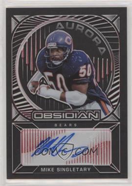 2021 Panini Obsidian - Aurora Autographs - Electric Etch Red #AA-39 - Mike Singletary /10