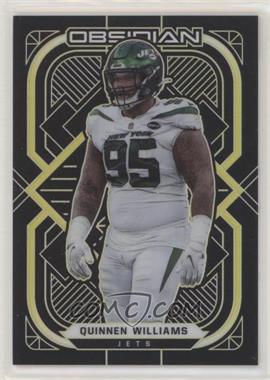 2021 Panini Obsidian - [Base] - Electric Etch Yellow #75 - Quinnen Williams /25