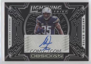 2021 Panini Obsidian - Lightning Strike Autographs #LS-AGA - Antonio Gates /75