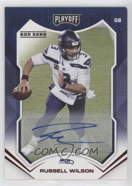 2021 Panini Playoff - [Base] - Red Zone Autographs #195 - Russell Wilson [Good to VG‑EX]