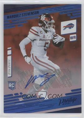 2021 Panini Prestige - [Base] - Xtra Points Premium Blue Signatures #240 - Rookies - Marquez Stevenson