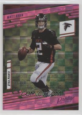 2021 Panini Prestige - [Base] - Xtra Points Premium Pink #35 - Matt Ryan /50