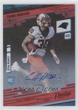 2021 Panini Prestige - [Base] - Xtra Points Premium Red Signatures #241 - Rookies - Chuba Hubbard