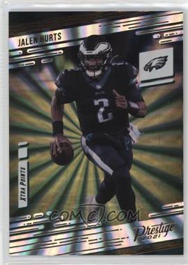 2021 Panini Prestige - [Base] - Xtra Points Sunburst #109 - Jalen Hurts