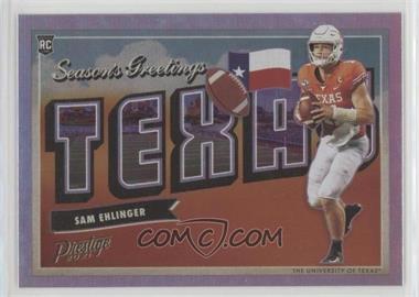 2021 Panini Prestige - Seasons Greetings #SG-19 - Sam Ehlinger