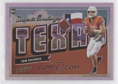 2021 Panini Prestige - Seasons Greetings #SG-19 - Sam Ehlinger