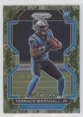 2021 Panini Prizm - [Base] - Forest Camo Prizm #348 - Rookie - Terrace Marshall Jr. /15