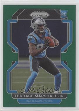 2021 Panini Prizm - [Base] - Green Prizm #348 - Rookie - Terrace Marshall Jr.