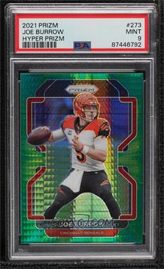 2021 Panini Prizm - [Base] - Hyper Prizm #273 - Joe Burrow /175 [PSA 9 MINT]